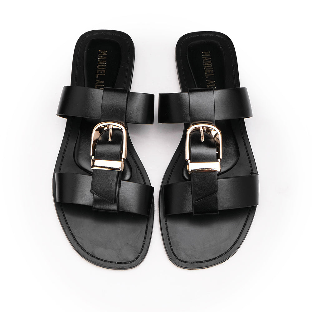 Chinelo Casual Mulher Preto