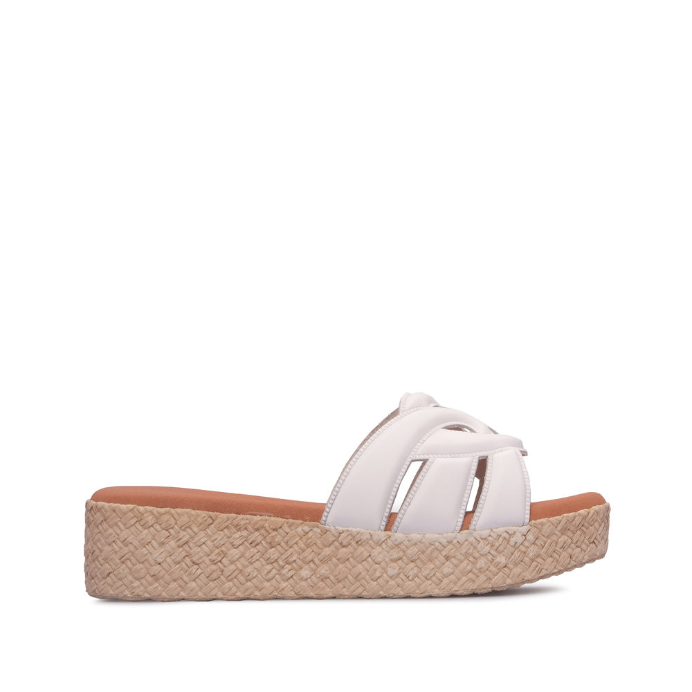 Chinelo Salto Cunha Mulher Pele Branco