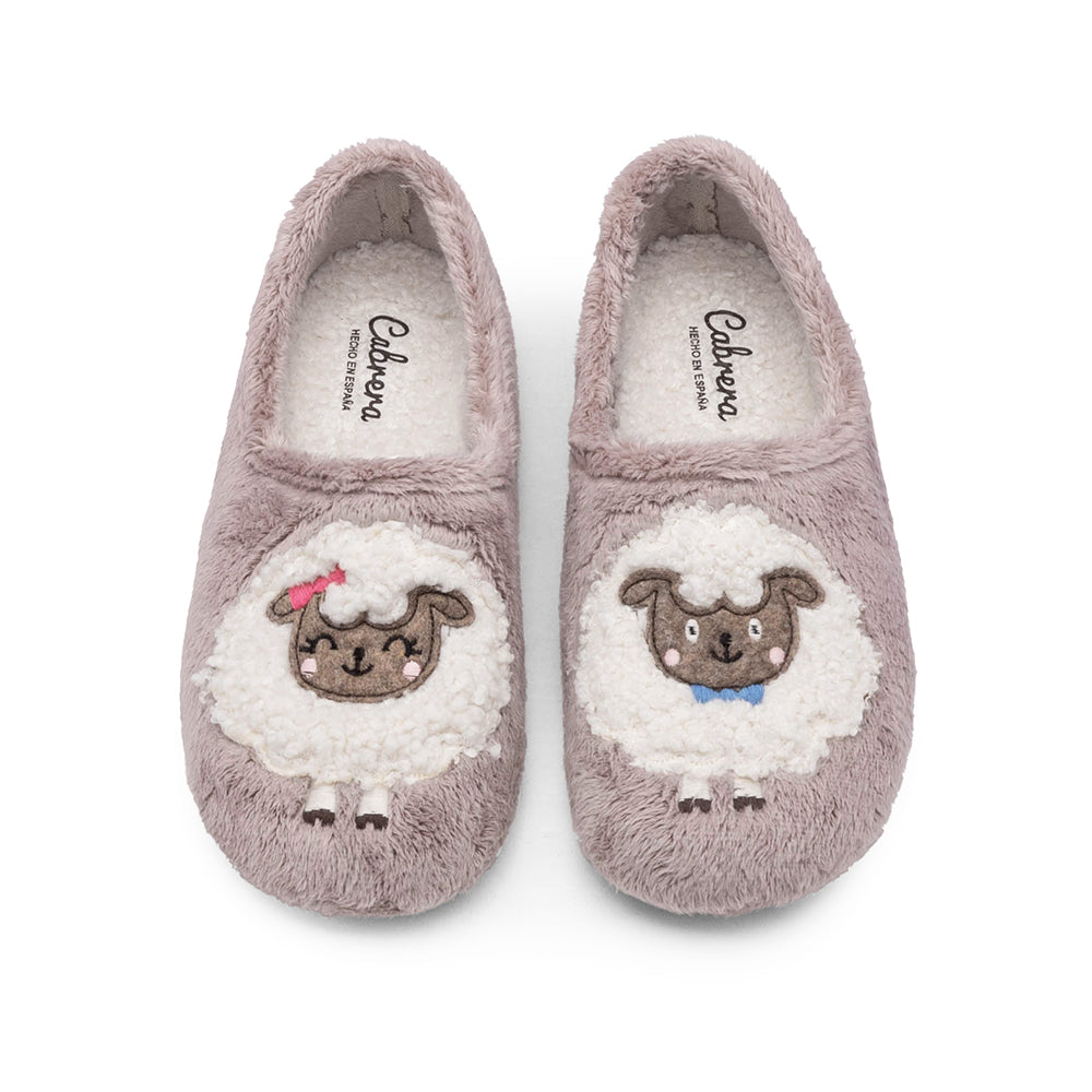 Pantufa Homewear Mulher Têxtil Taupe