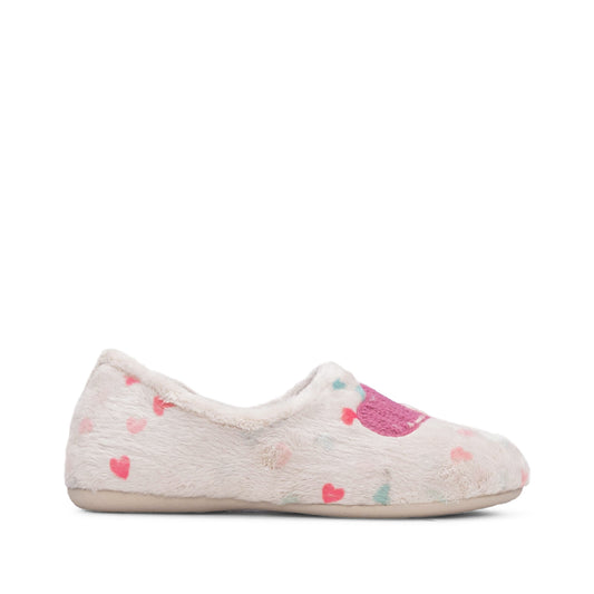 Pantufa Homewear Mulher Têxtil Bege
