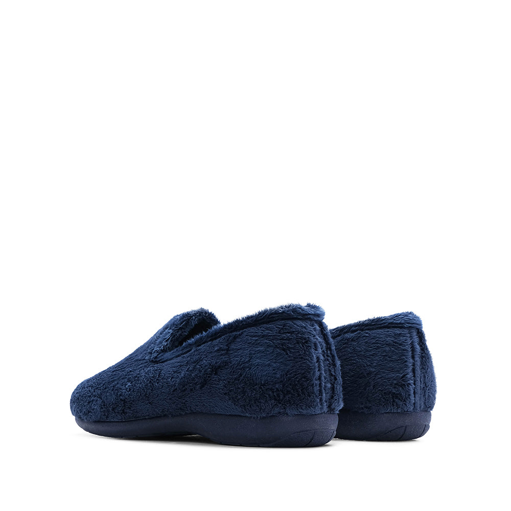 Pantufa Homewear Mulher Têxtil Azul