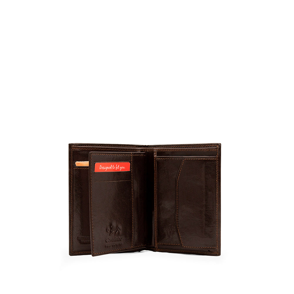 Carteira Homem Pele  Castanho