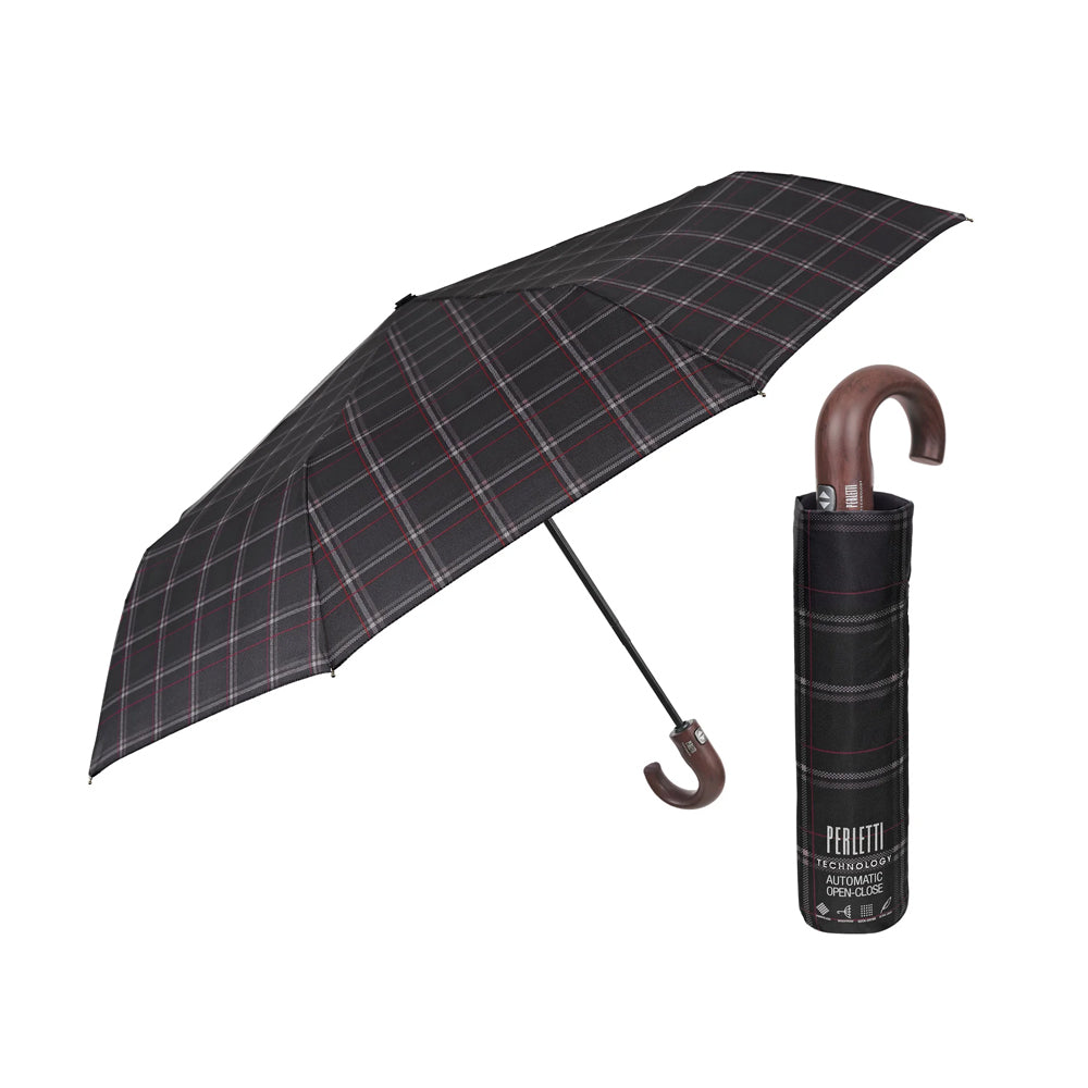 Guarda-chuva Portátil Homem Preto
