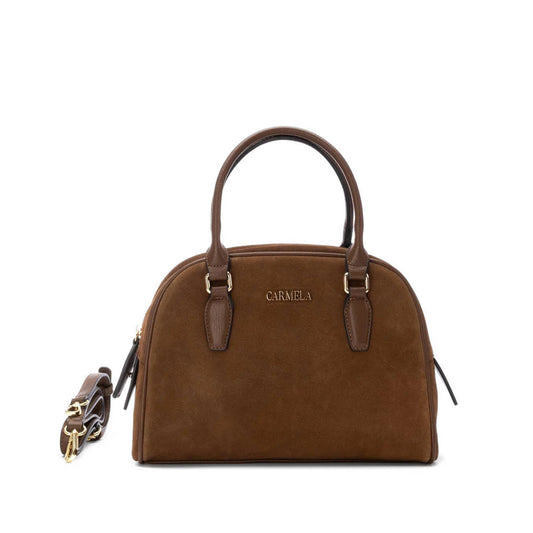 Mala de Mão Mulher Camurça Camel