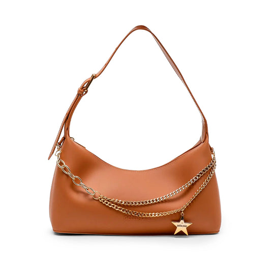 Mala de Ombro Mulher Camel