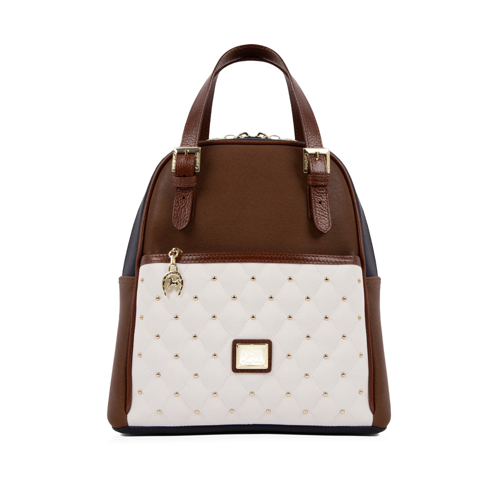 Mala Mochila Mulher Pele Camel