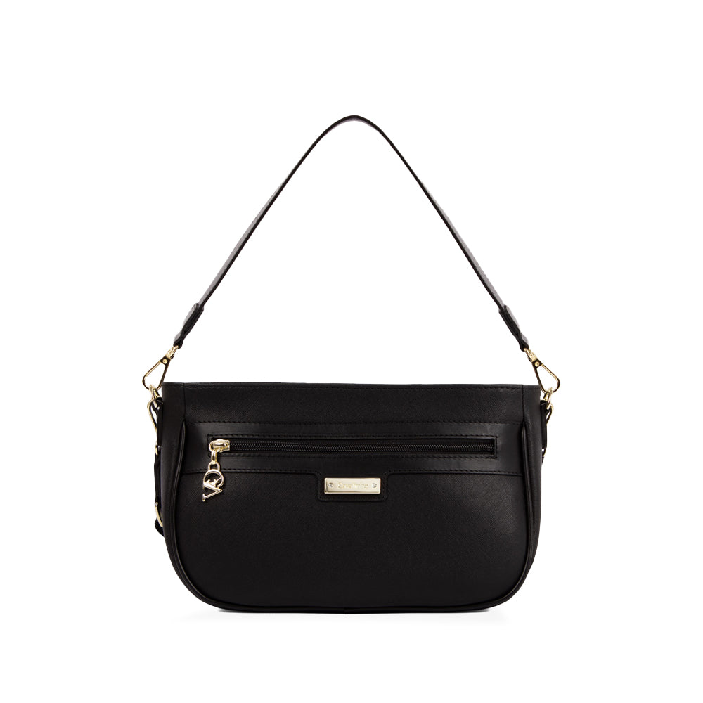 Mala de Ombro Mulher Pele Preto