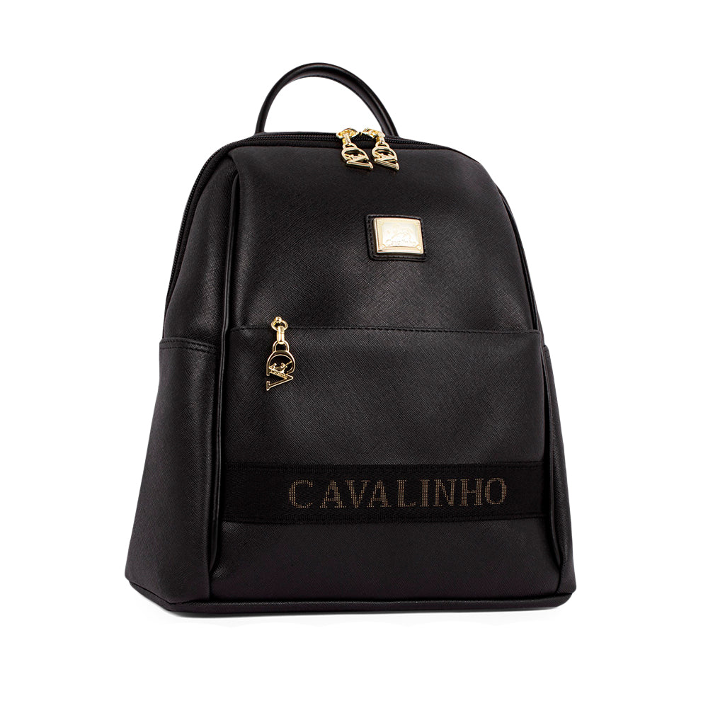 Mala Mochila Mulher Têxtil Preto