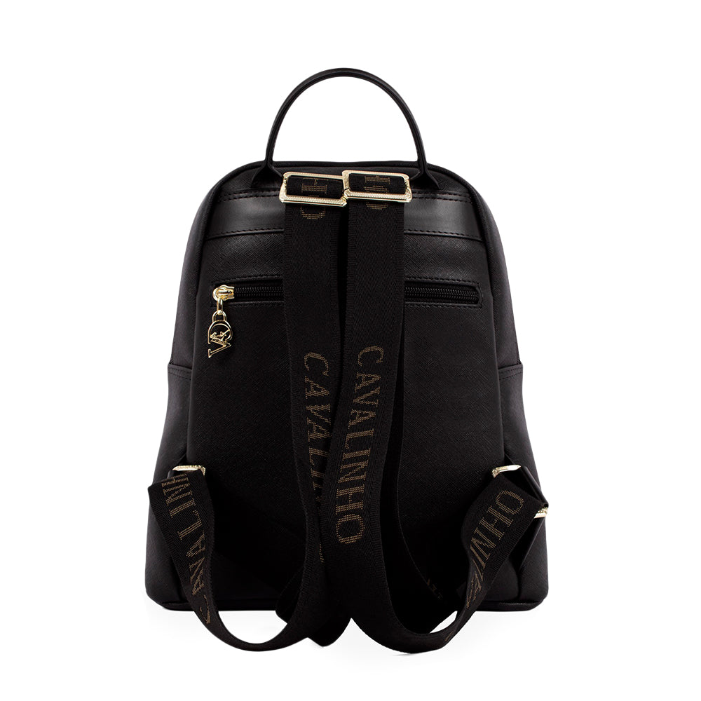 Mala Mochila Mulher Têxtil Preto