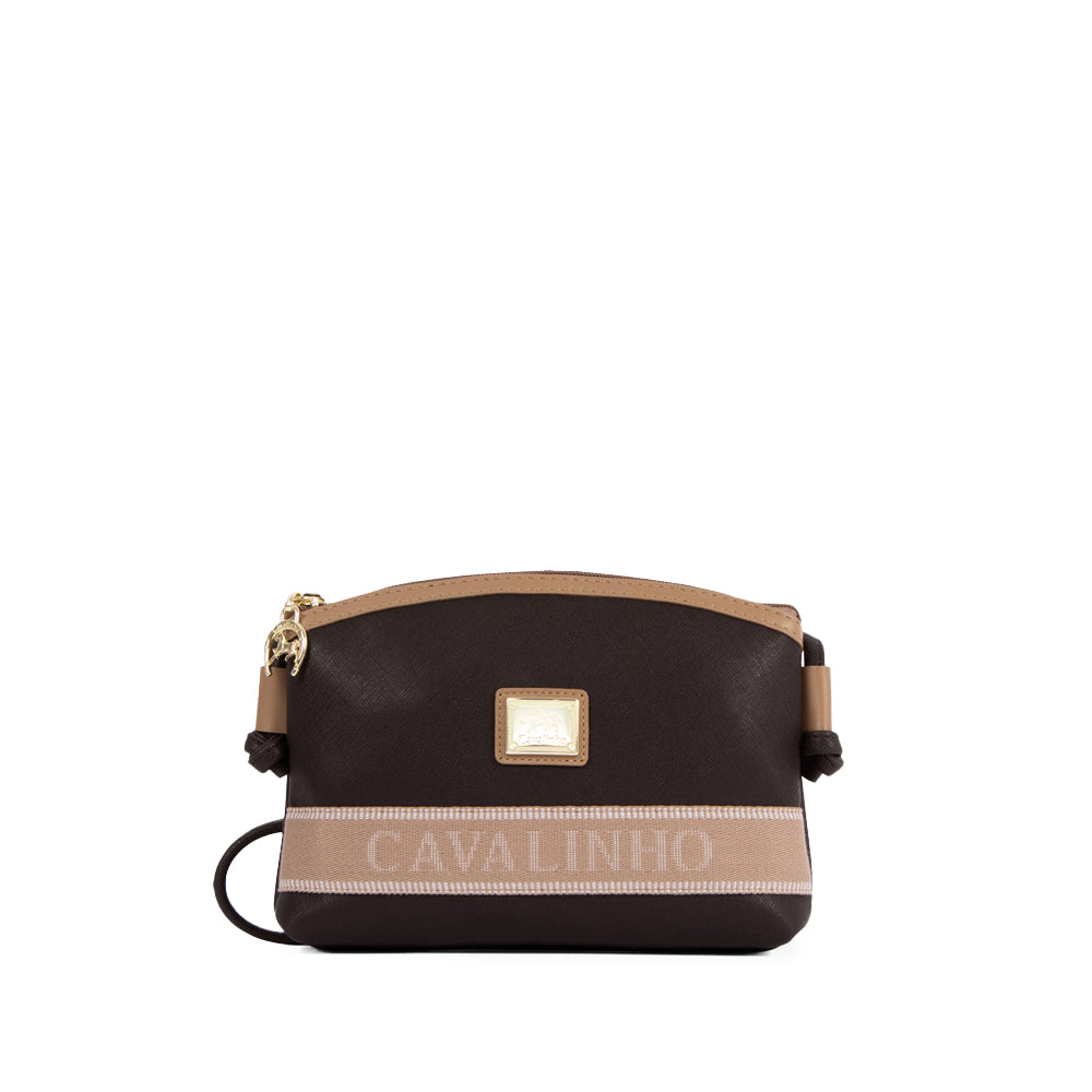 Mala Tiracolo Mulher Pele Castanho