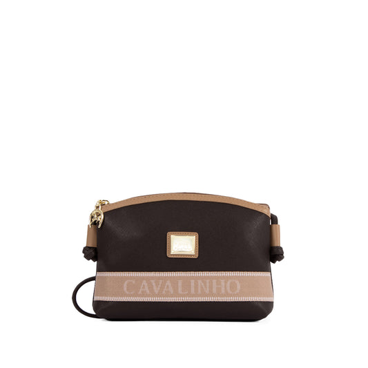 Mala Tiracolo Mulher Pele Castanho