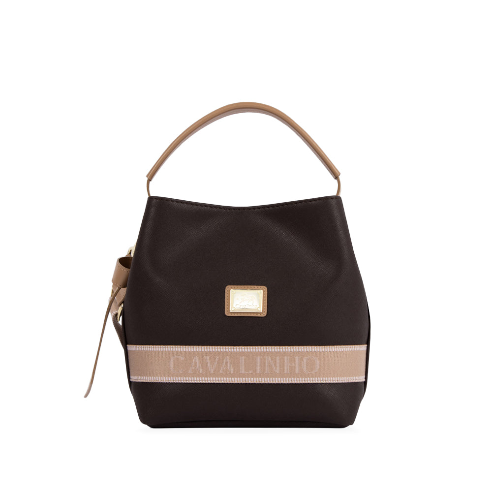 Mala de Ombro Mulher Pele Castanho