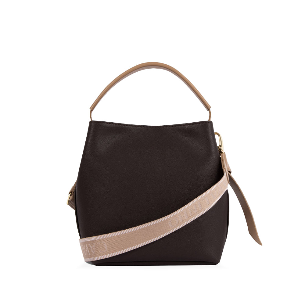 Mala de Ombro Mulher Pele Castanho