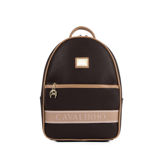 Mala Mochila Mulher Pele Castanho