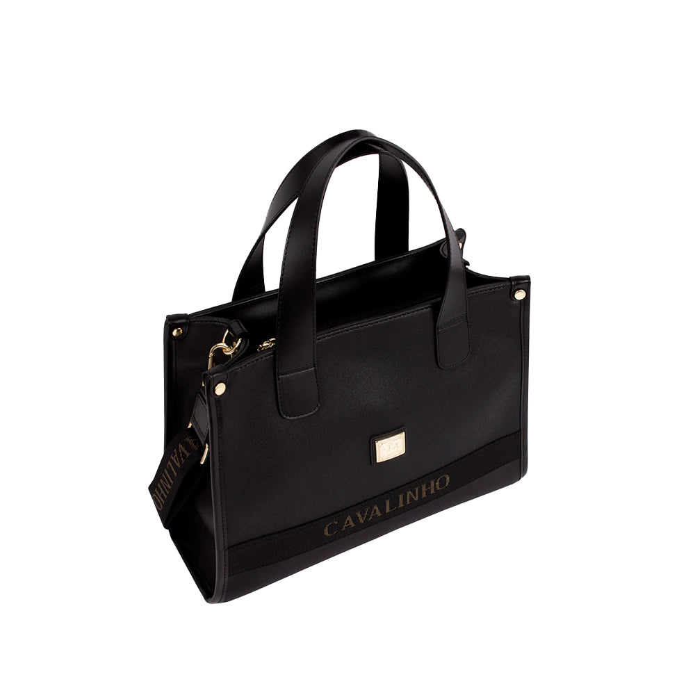 Mala de Mão Mulher Pele Preto