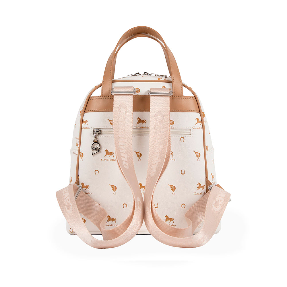 Mala Mochila Mulher Pele Branco
