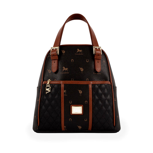 Mala Mochila Mulher Pele Preto