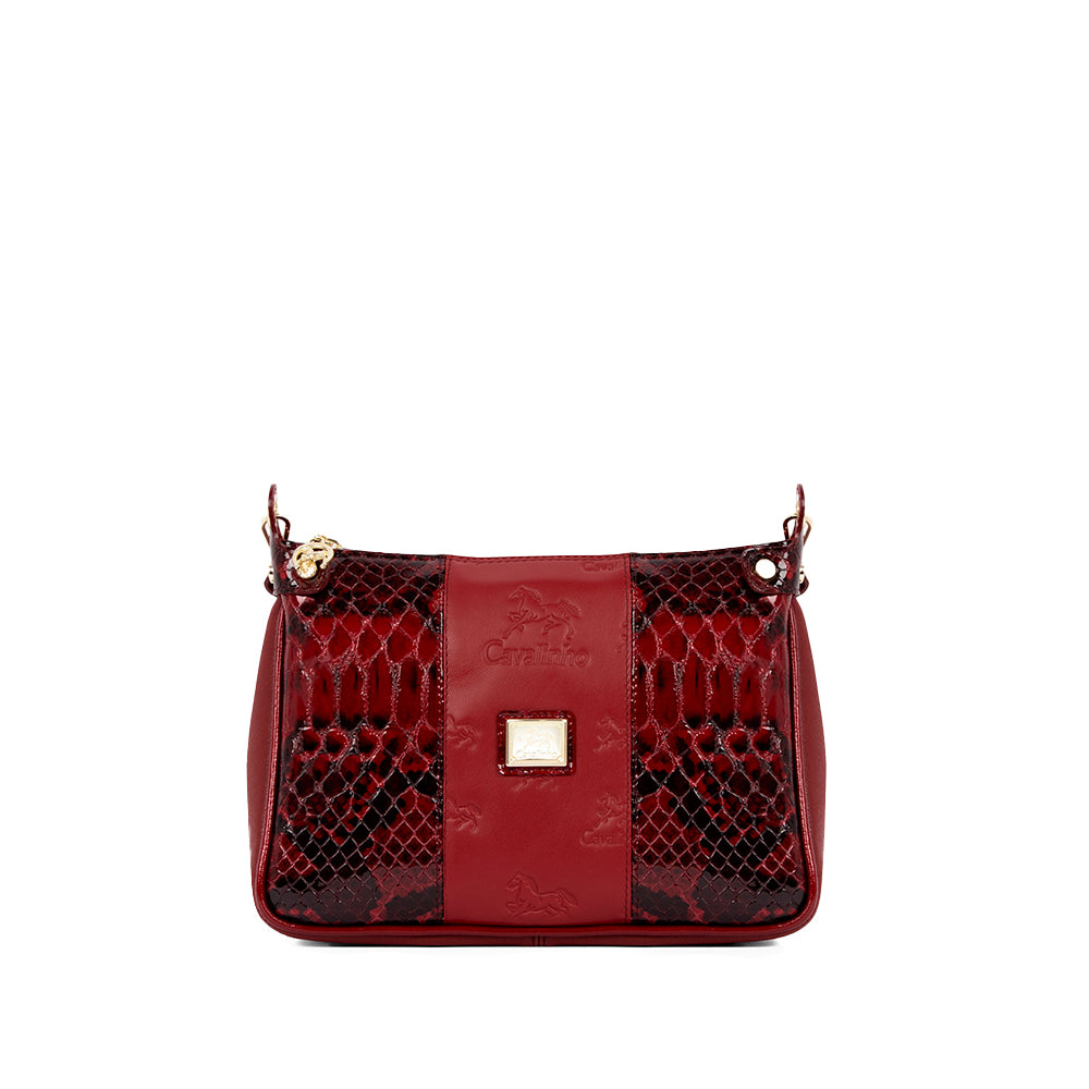 Mala de Ombro Mulher Pele Bordeaux