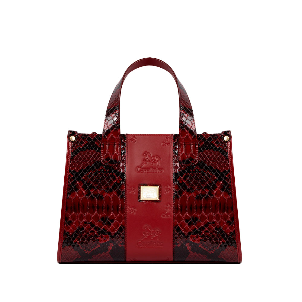 Mala de Mão Mulher Pele Bordeaux