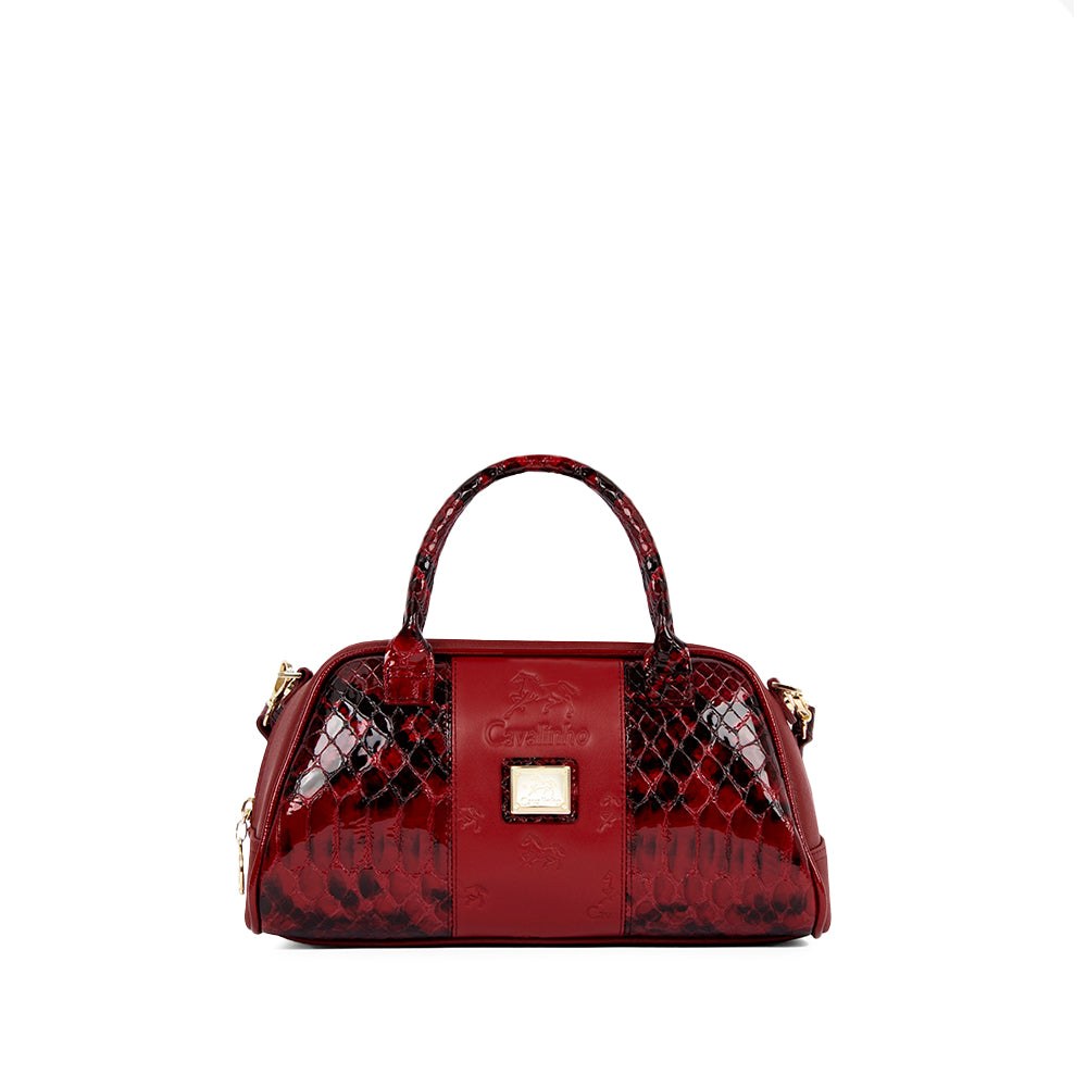 Mala de Mão Mulher Pele Bordeaux