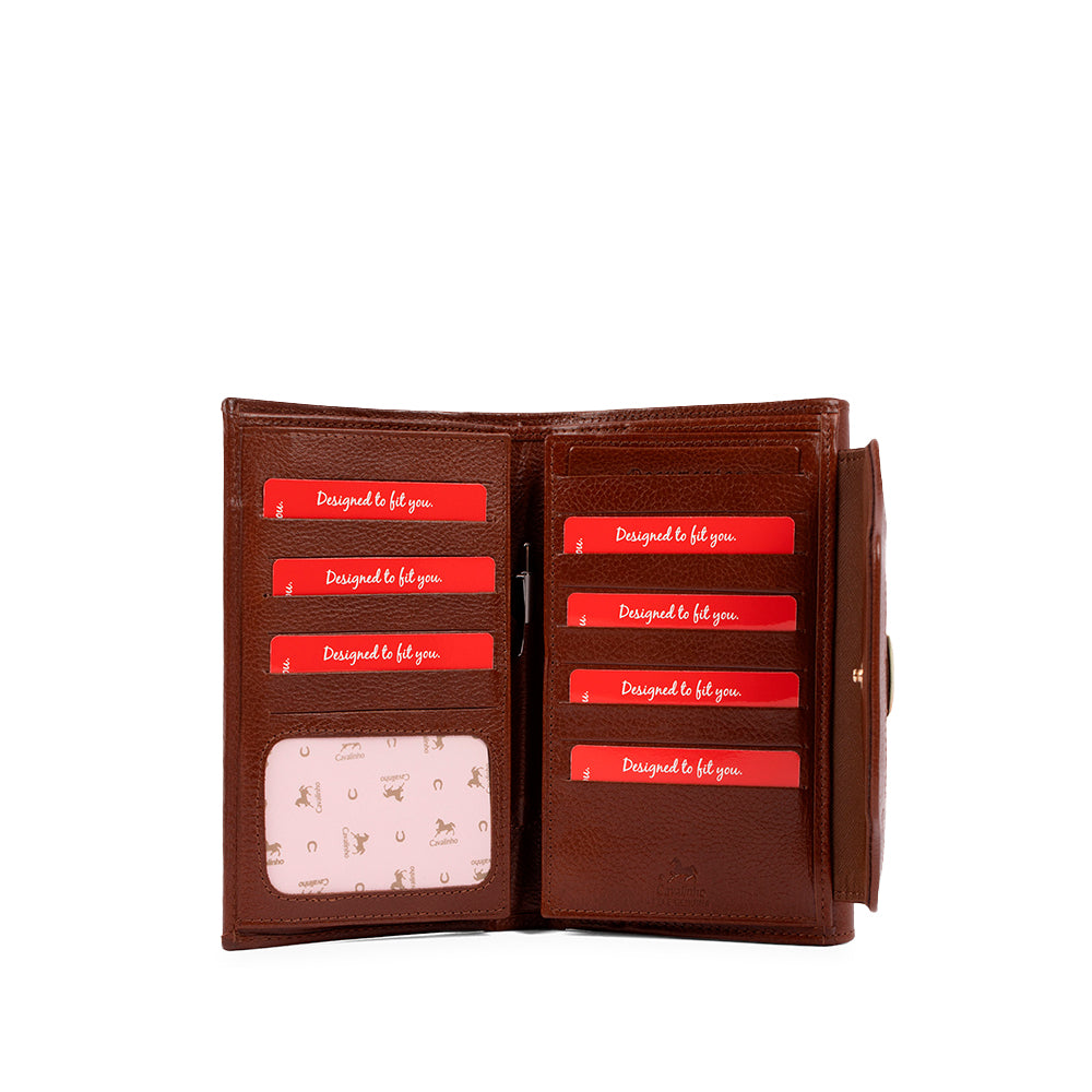 Carteira Mulher Pele  Camel