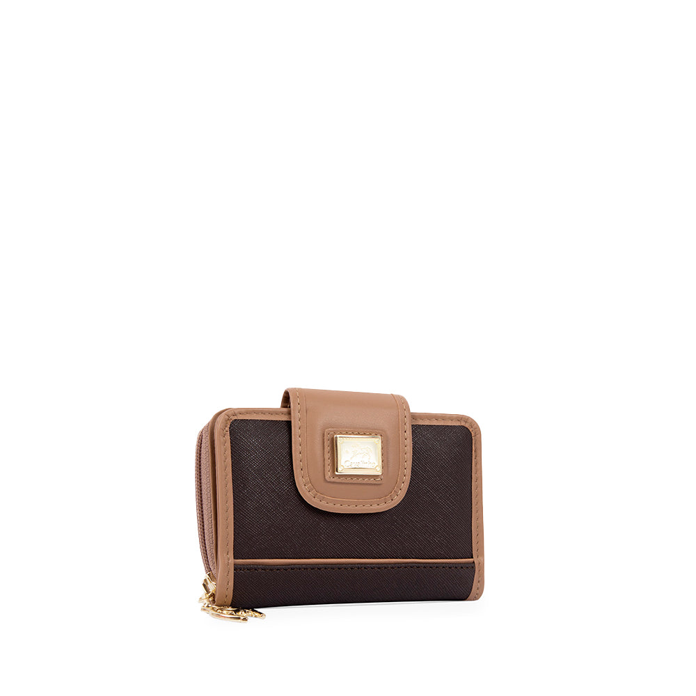 Carteira Mulher Pele Castanho
