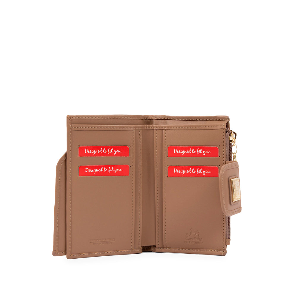 Carteira Mulher Pele Castanho