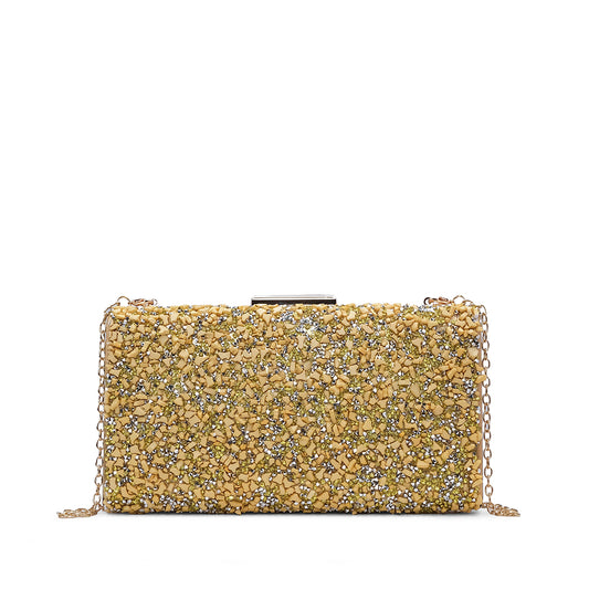 Mala Clutch Mulher Amarelo