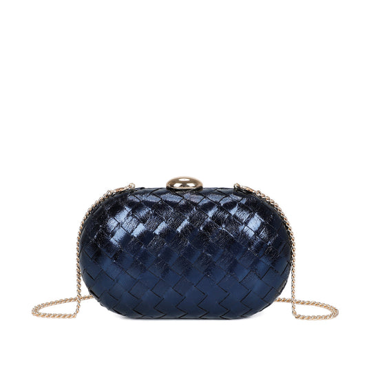 Mala Clutch Mulher Azul