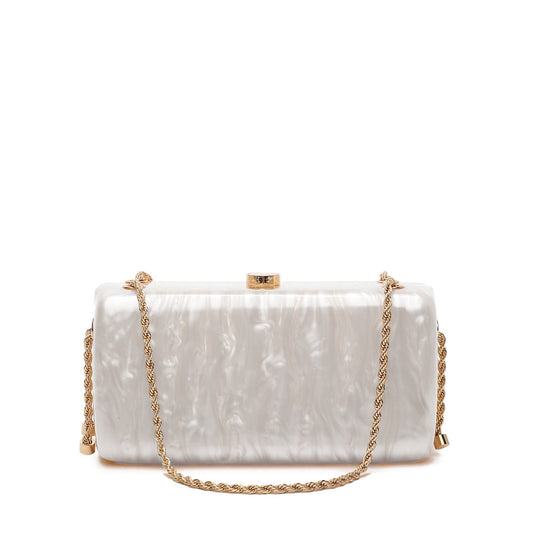 Mala Clutch Mulher Branco