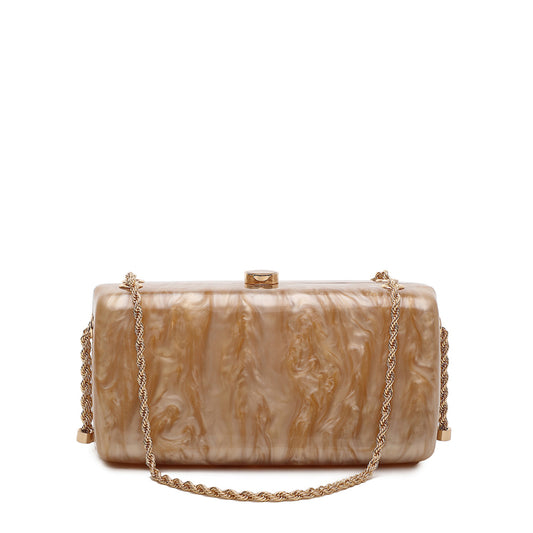 Mala Clutch Mulher Taupe