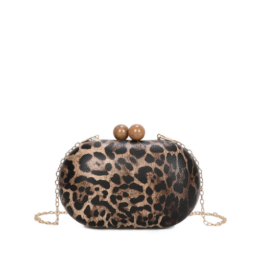 Mala Clutch Mulher  Leopardo
