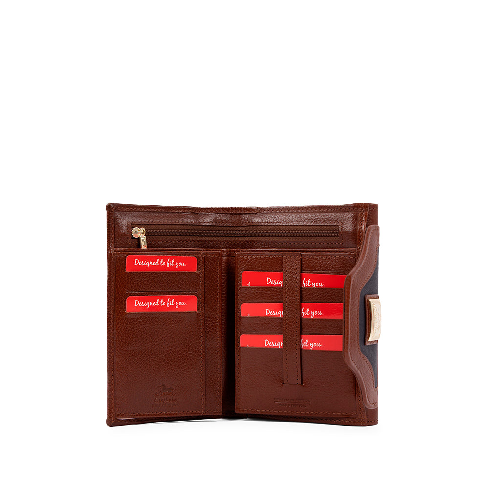 Carteira Mulher Pele Camel