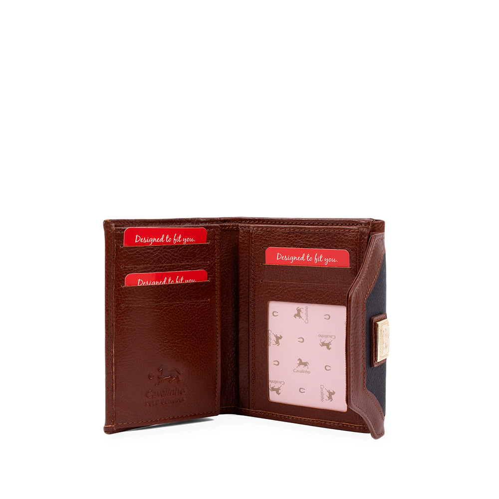 Carteira Mulher Pele Camel