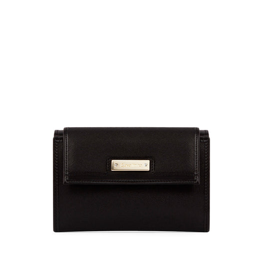 Carteira Mulher Pele Preto