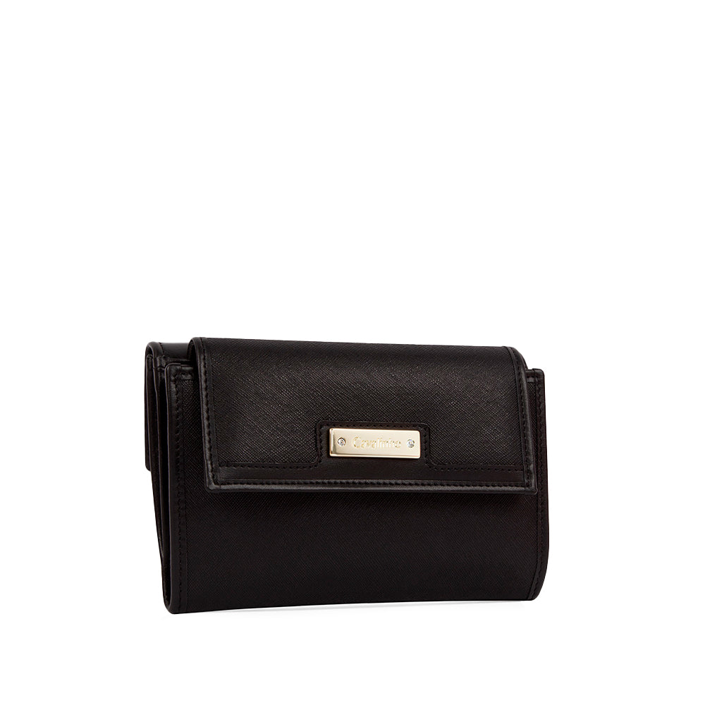 Carteira Mulher Pele Preto