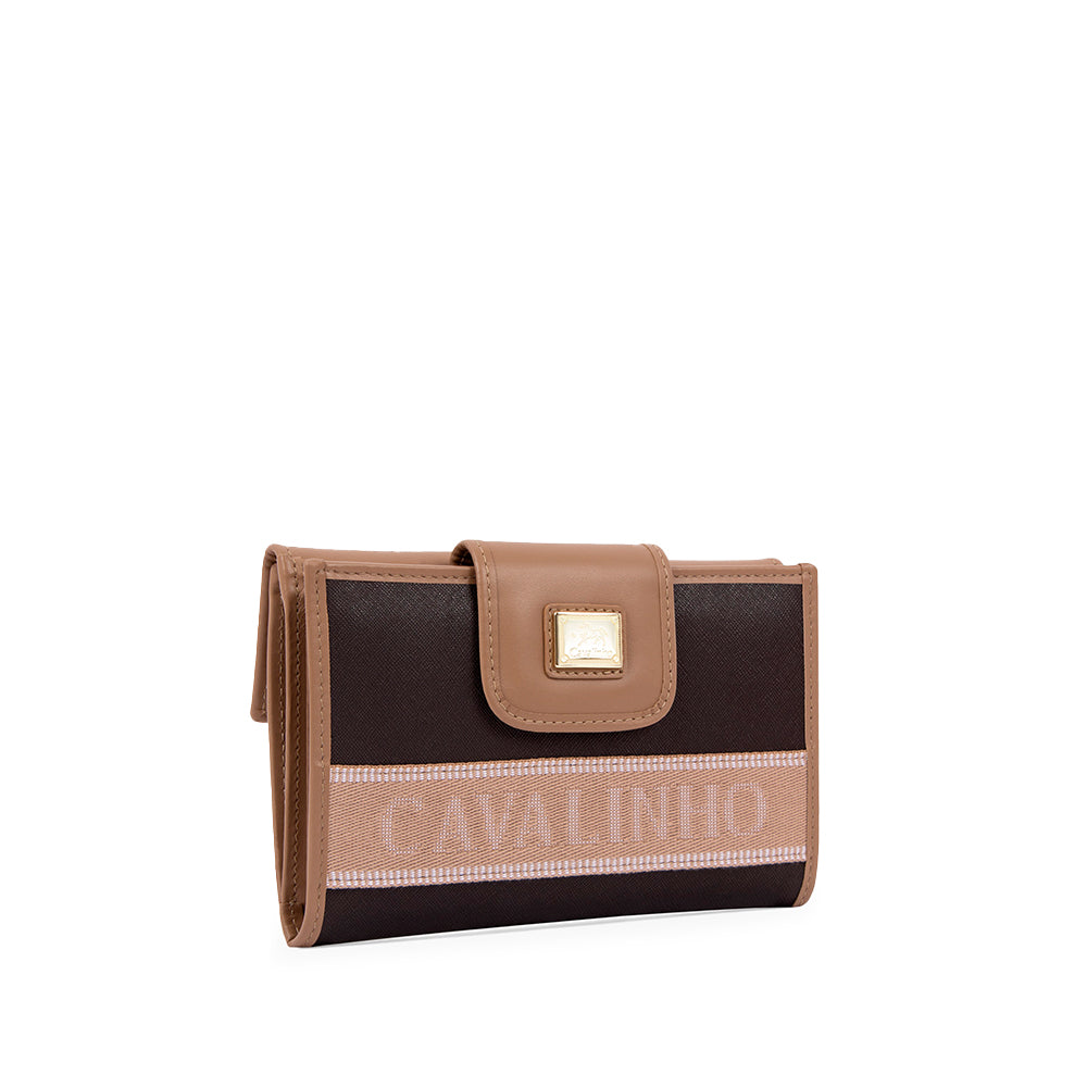 Carteira Mulher Pele Castanho