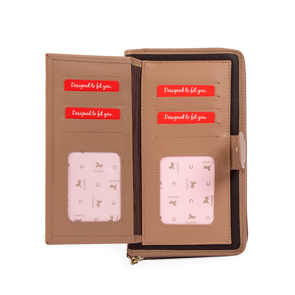 Carteira Mulher Pele Castanho