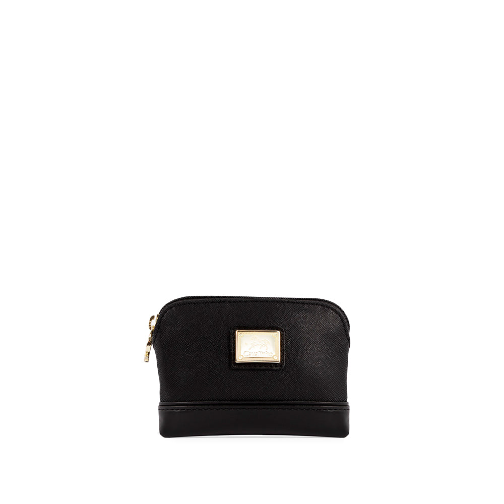 Carteira Porta Moedas Mulher Pele  Preto