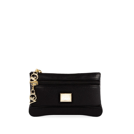 Carteira Porta Moedas Mulher Pele  Preto