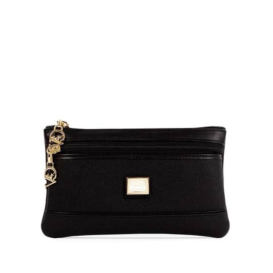 Carteira Porta Moedas Mulher Pele  Preto