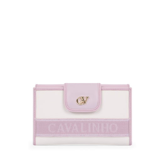 Carteira Mulher Pele Lilás