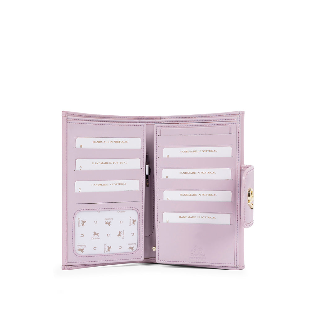 Carteira Mulher Pele Lilás