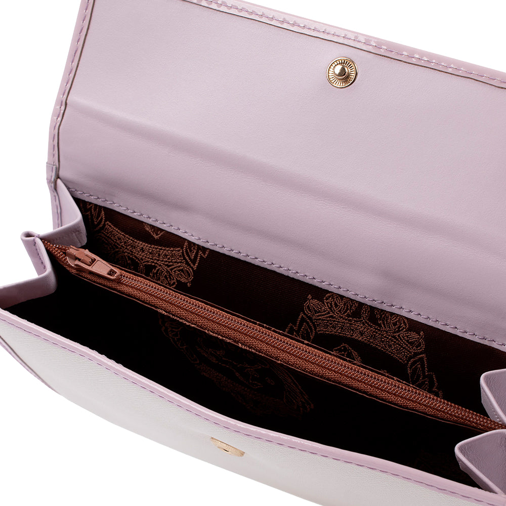 Carteira Mulher Pele Lilás