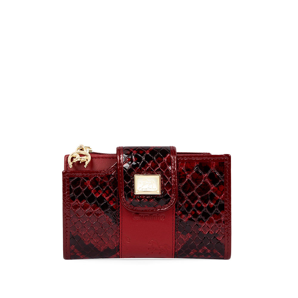 Carteira Mulher Pele  Bordeaux